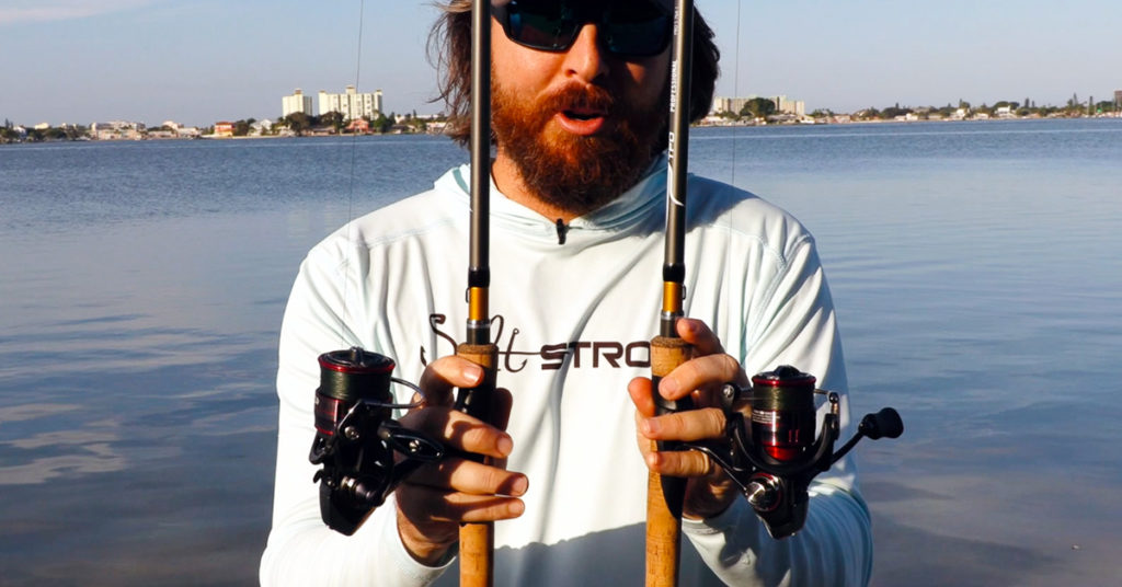 1000 vs 2500 reel casting contest