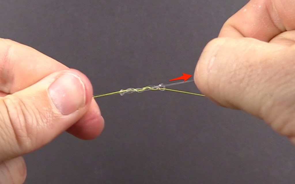 Double Uni Knot Guide step 5
