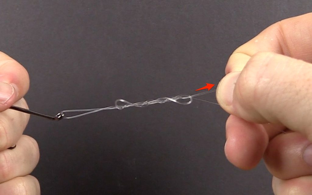 Uni Knot Guide step 6