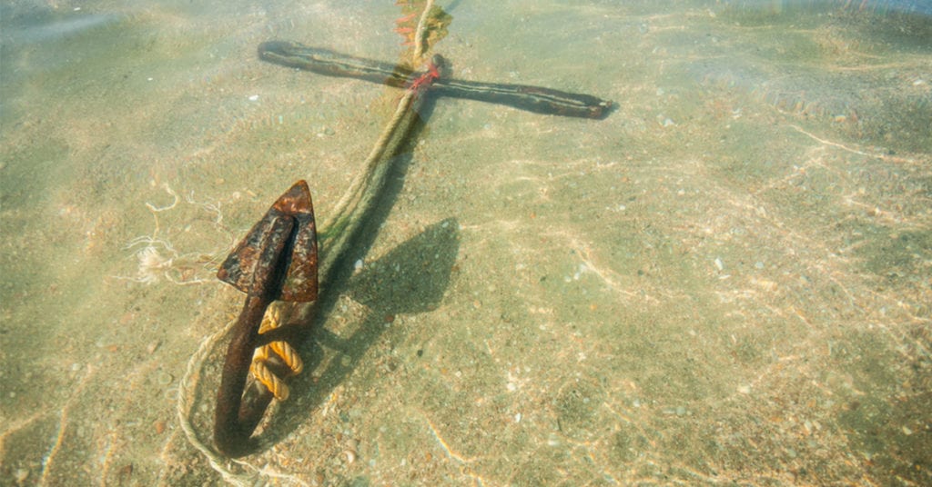 how to anchor a boat