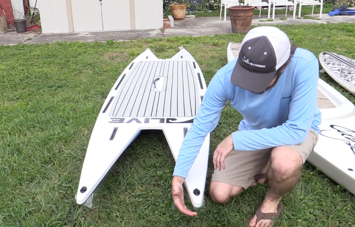 catamaran paddle board for fishing