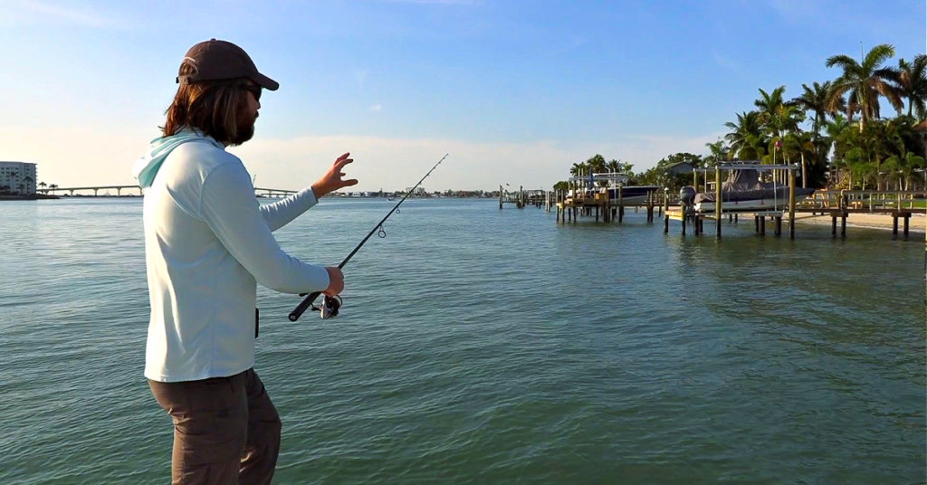 dock fishing positioning lesson