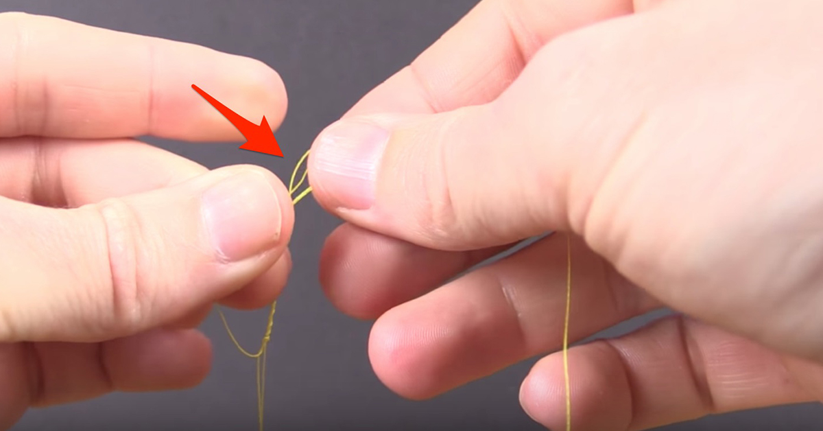 Step 6.1 of the San Diego Jam Knot
