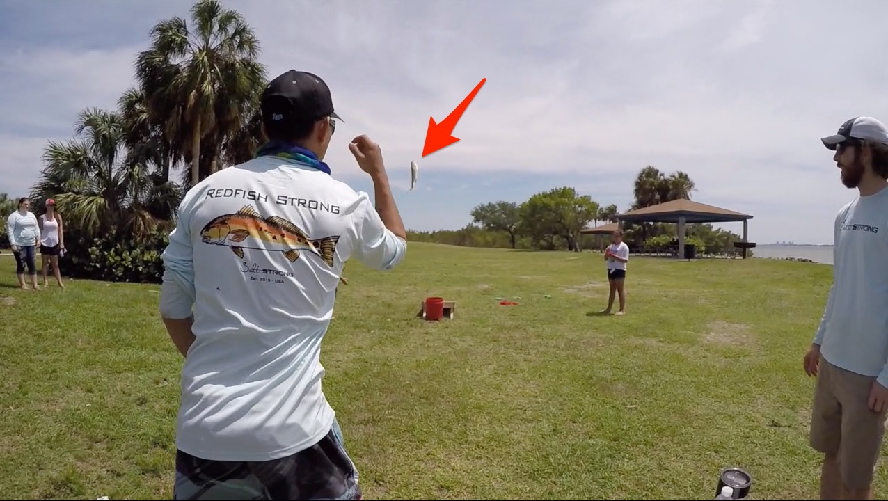 mullet toss competition salt strong