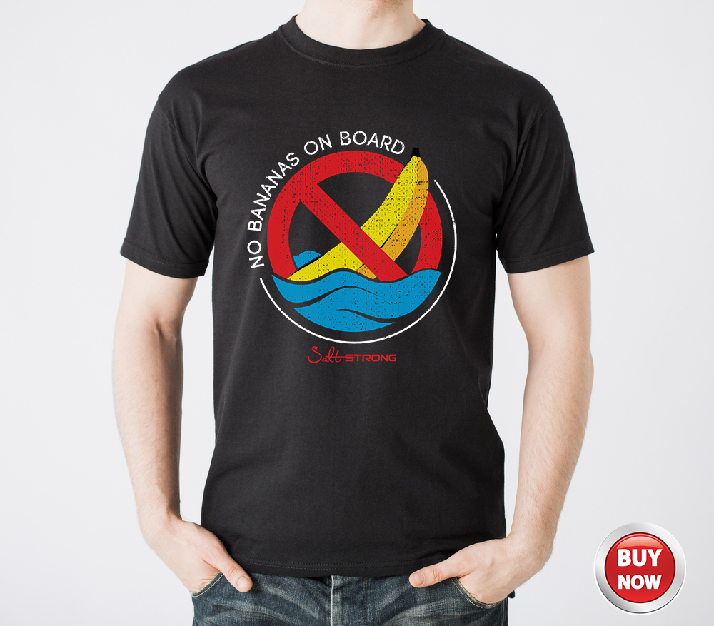 no bananas on board tshirt