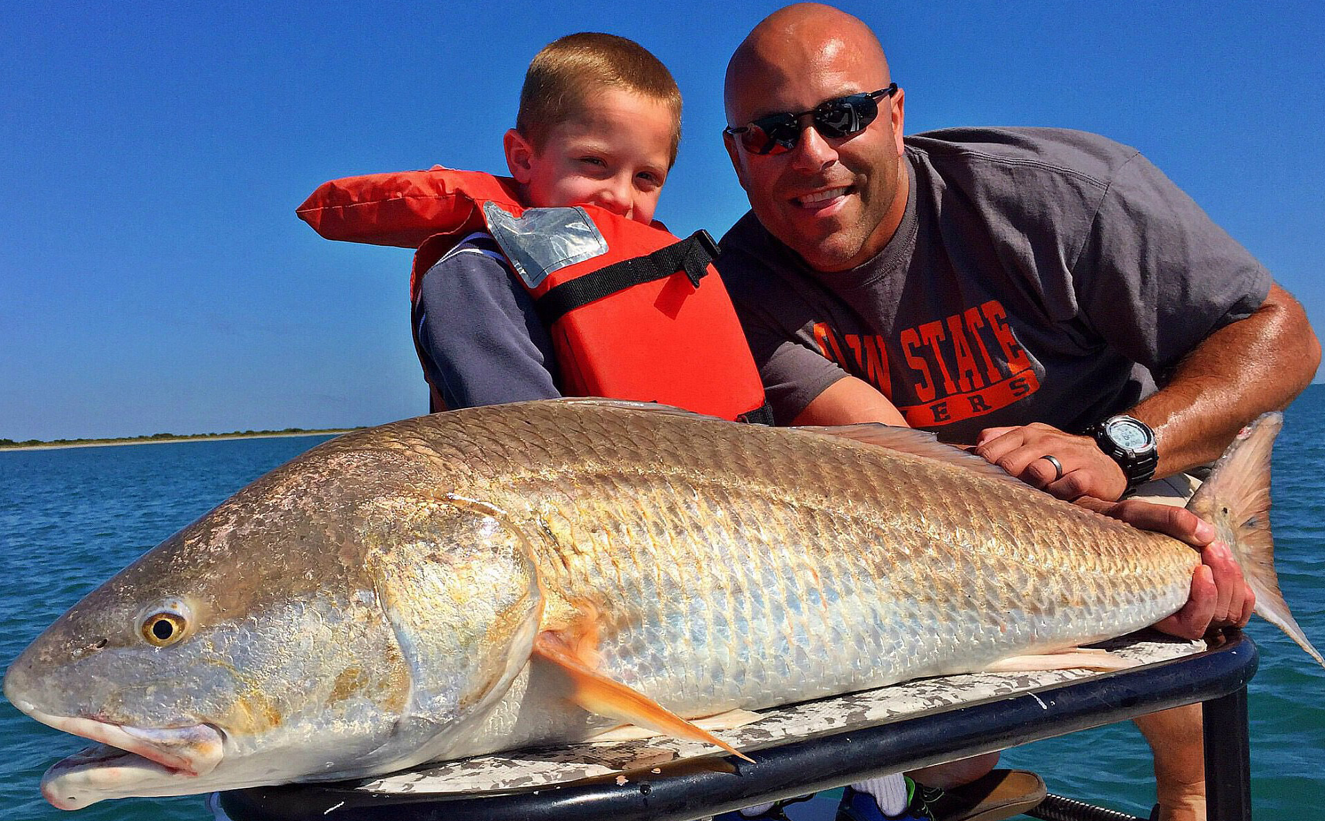 bull redfish on live bait