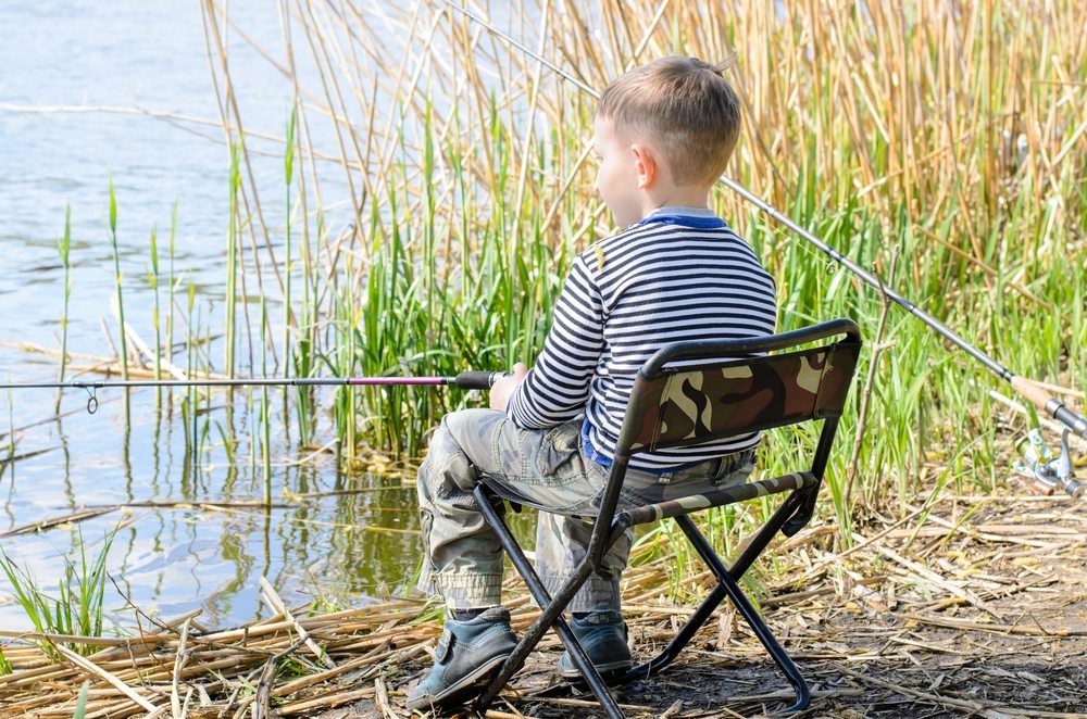 teaching kids how to fish