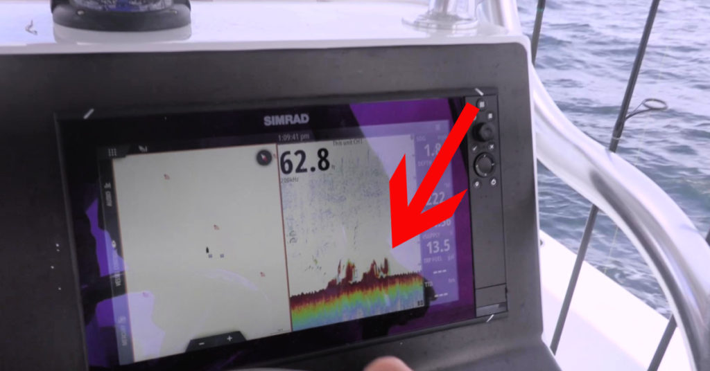 what does good bottom look like on fish finder